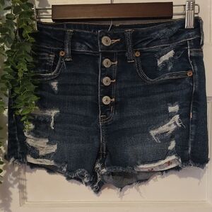 American Eagle Outfitters Dark Blue Jean Shorts